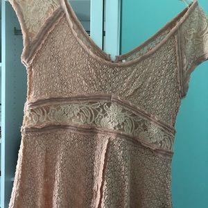 Free people button down peplum